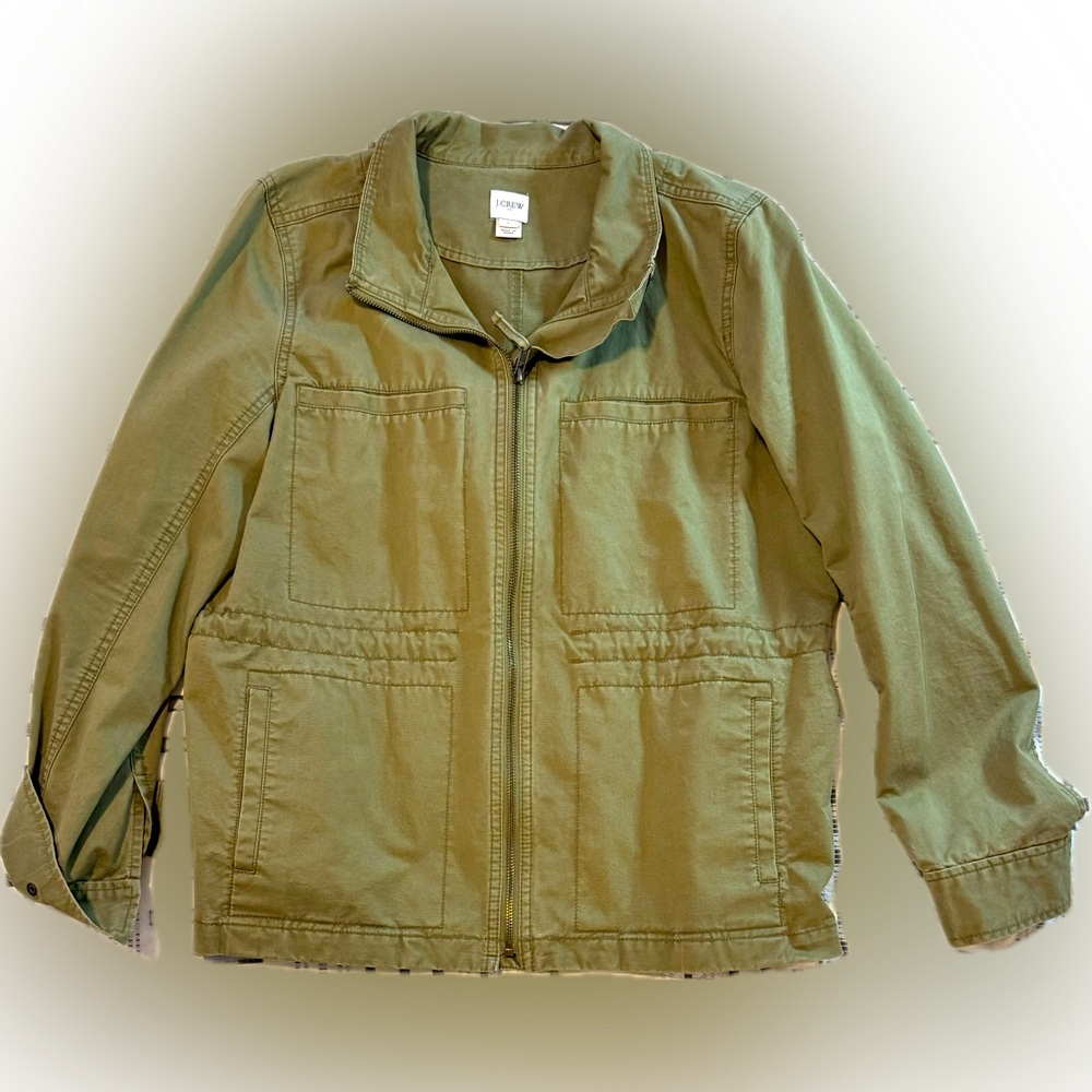 J. Crew Women's Green Utility Jacket
